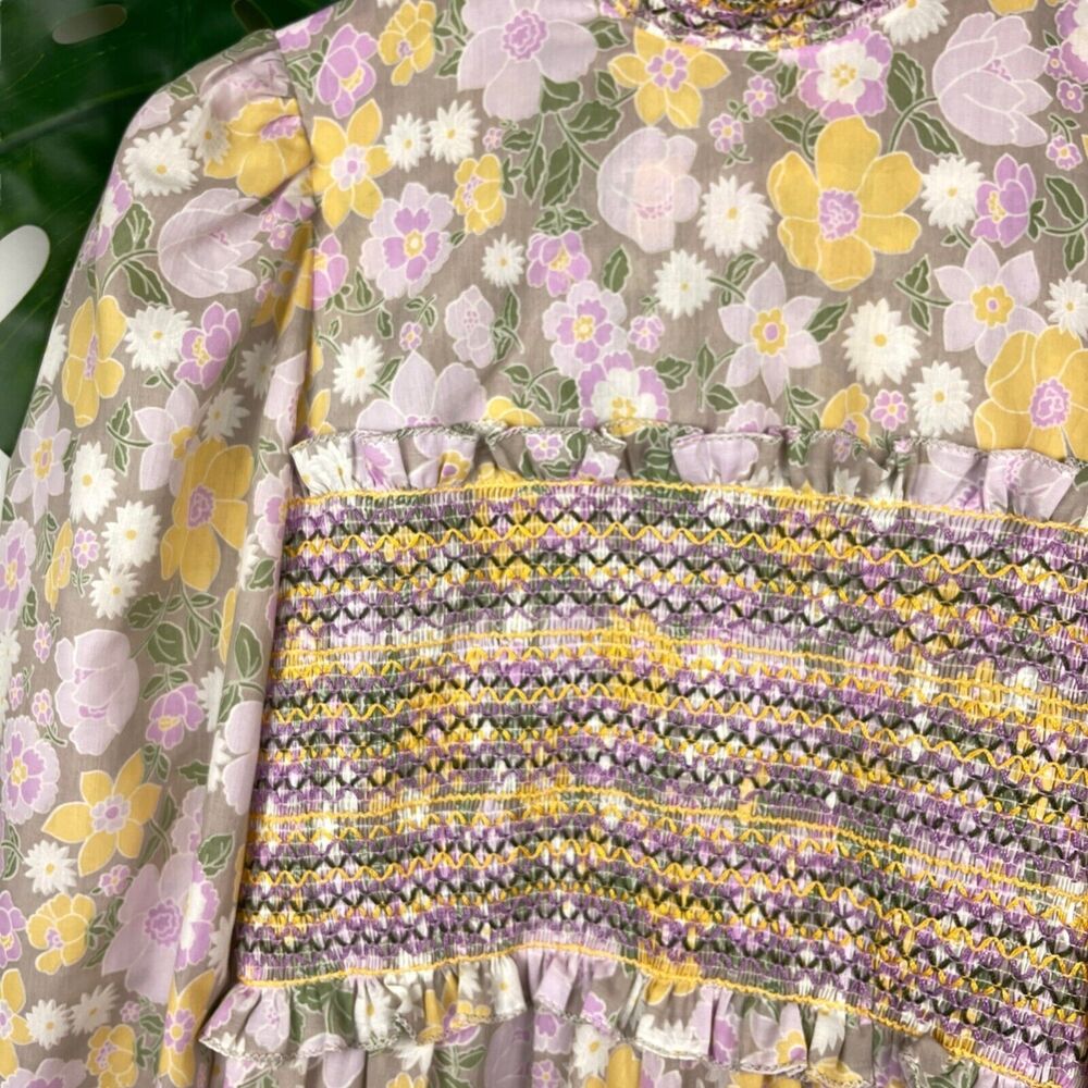 Marcel Fenez by Roland Klein Authentic Vintage 1970s Prairie Maxi Hostess Dress - Picture 12 of 14